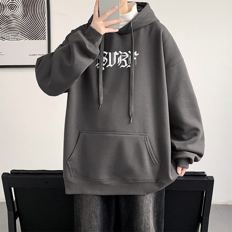 秋冬加绒加厚连帽卫衣男女款A384P60控88,男装卫衣,电商A309