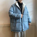 主推现货3万！冬季立领棉衣袄子加厚羊羔绒外套666TP80控115，男装棉衣，电商A309