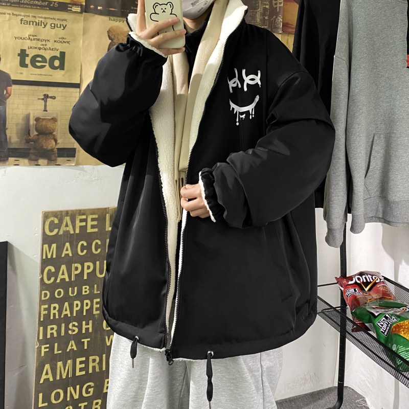 棉服男宽松ins潮牌加厚棉衣羊羔绒外套2120P108控138,男装棉衣,电商A309