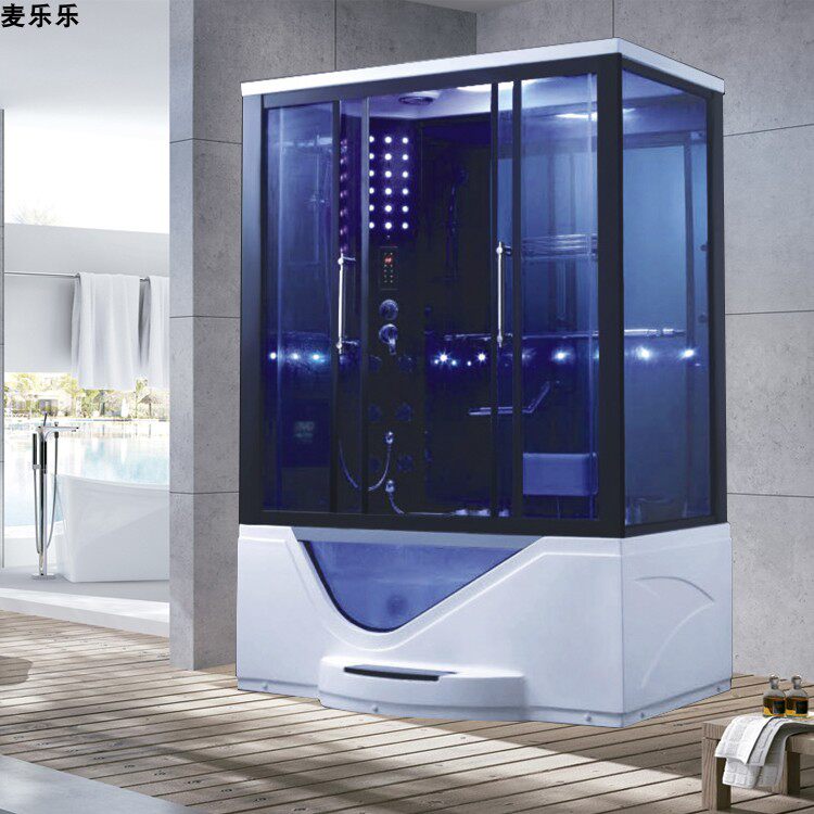 长方形整体淋浴房冲浪按摩