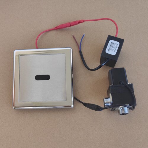 CASERO卡西奥全自动感应小便斗冲水器冲水阀交直流220V变DC6V面板