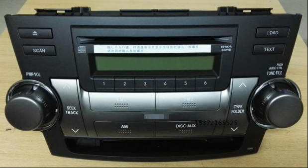 汉兰达六碟cd机适用于丰田家用原车松下aux电脑桌面拆好音质cd