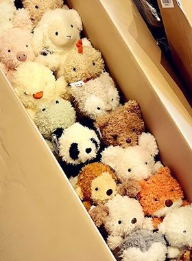 英国系列玩偶Litt仿真leJC动物跨境jellycat现货公仔毛绒玩具卷毛