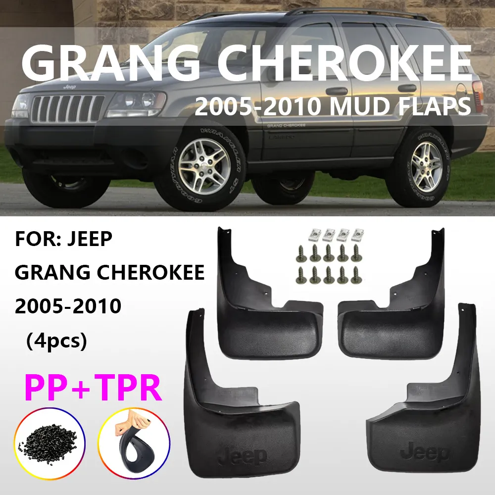 适用05-10吉普大切诺基挡泥板99-04老款JEEP汽车挡泥板皮配件用品
