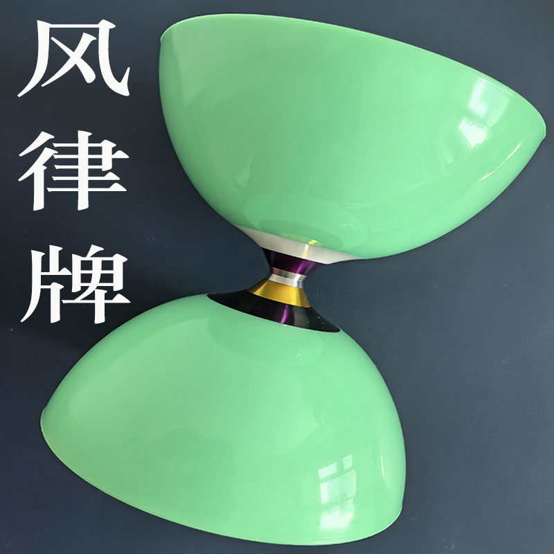 风律牌高转速软胶3轴双头空竹初学扯珍珠铃学生比赛耐摔老人健身