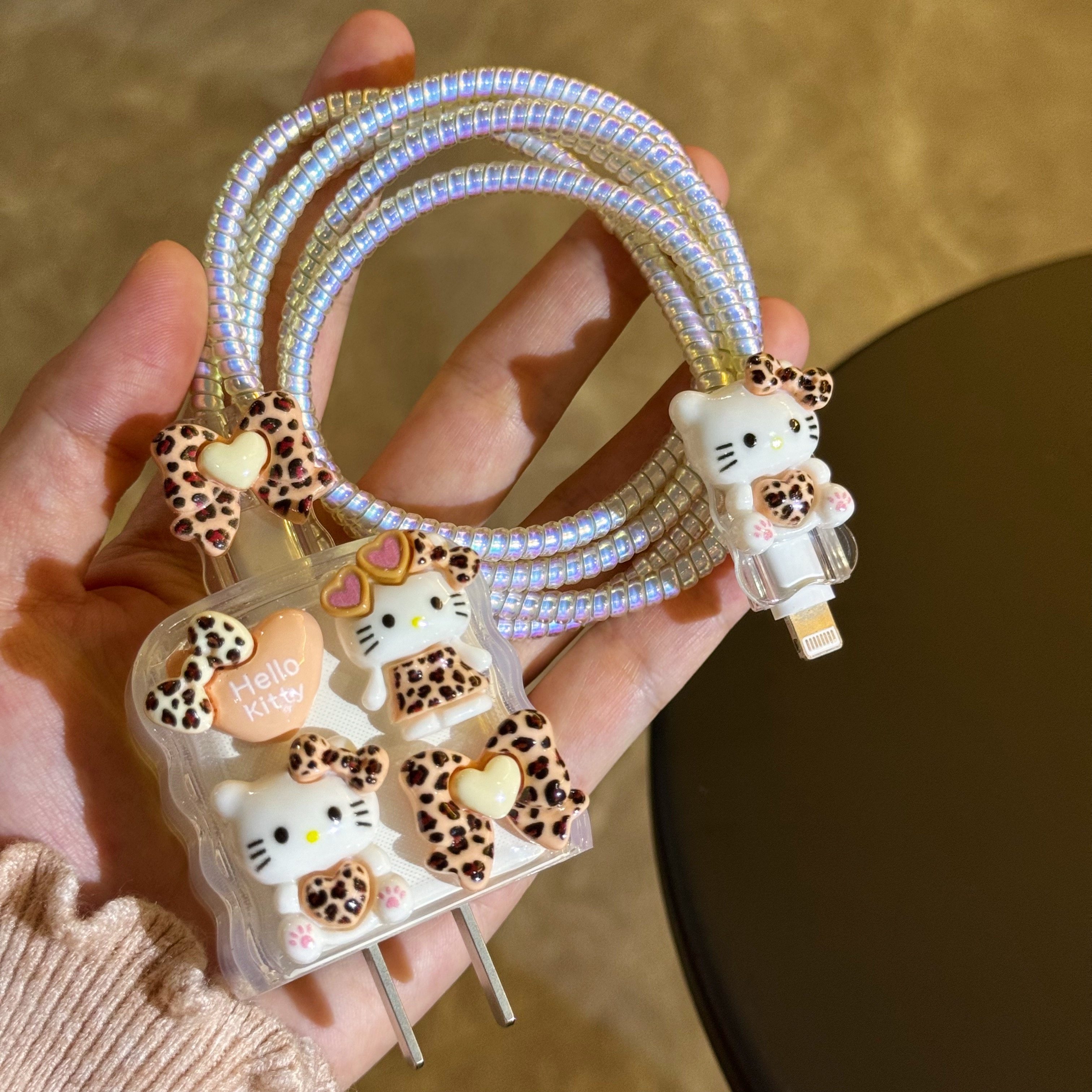 凯蒂猫苹果数据线保护套