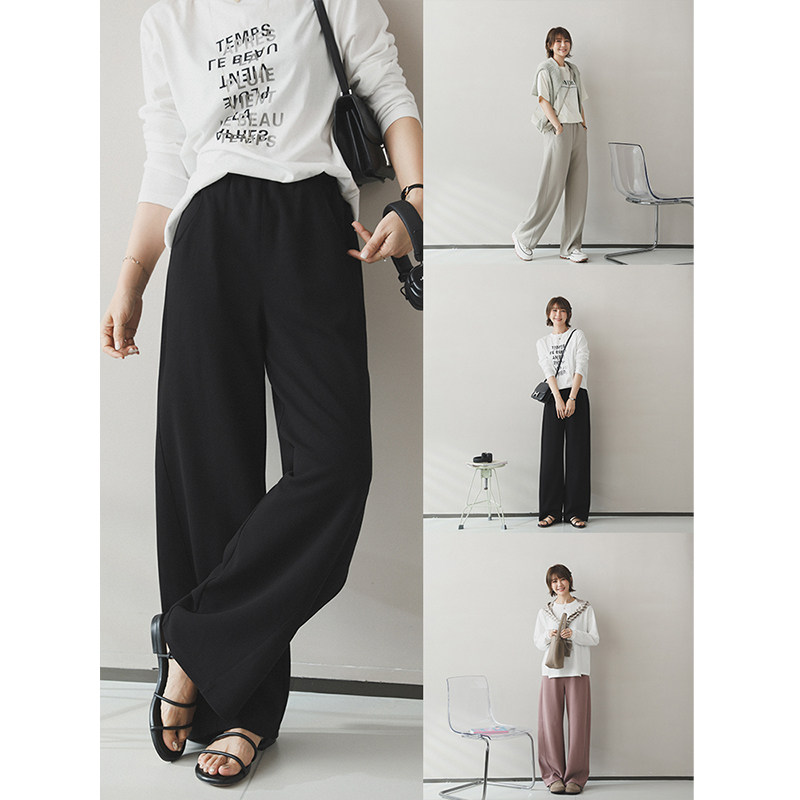 苹果的生活家|随性休闲 侧缝走前松紧腰窄版弧形阔腿秋香蕉卫裤,女装/女士精品,休闲裤,淘宝优惠券,粉丝福利购,淘宝优惠卷