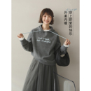 软糯加绒保暖连帽刺绣秋冬宽松休闲卫衣 俏皮减龄 苹果 生活家