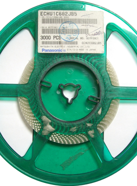 松下薄膜电容 ECHU1C682JB5 0805 6.8NF 16V 精度±5% 贴片CBB