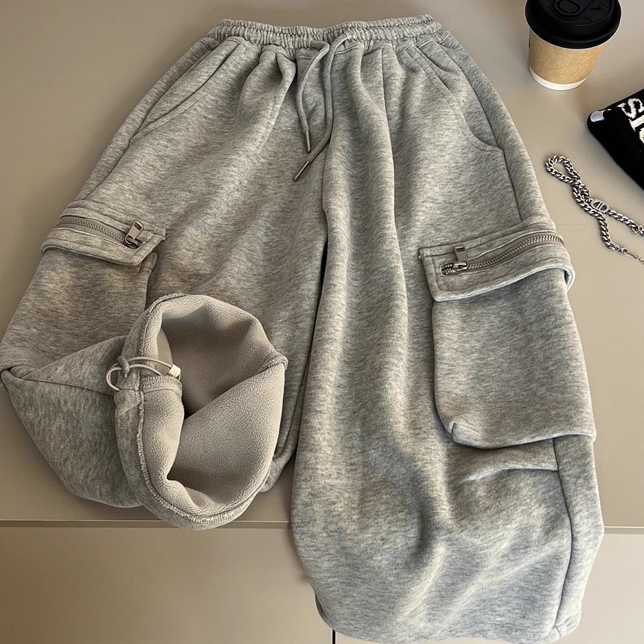 帅~男童加绒保暖工装休闲裤