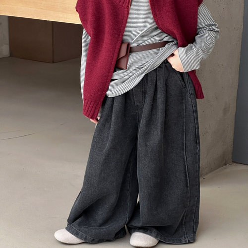 男童宽松牛仔裤阔腿裤百搭