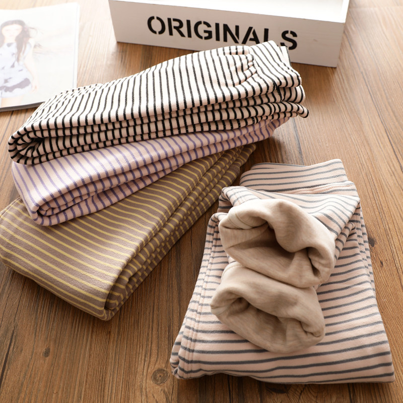 校服神器女童加厚桑蚕丝羊毛德绒条纹打底保暖裤儿童卫裤冬棉裤子,童装/婴儿装/亲子装,裤子,淘宝优惠券,粉丝福利购,淘宝优惠卷