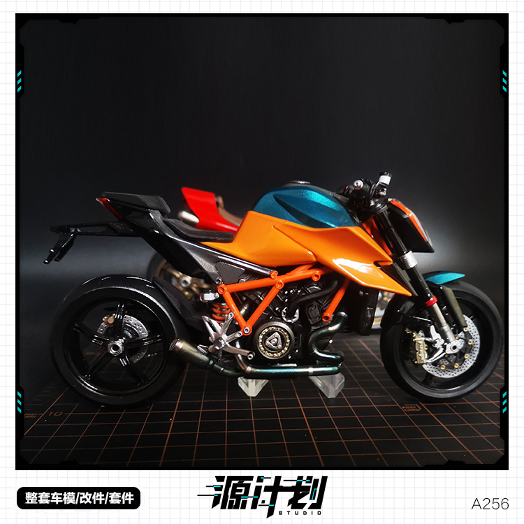 1/12超级公爵1290树脂拼装机车