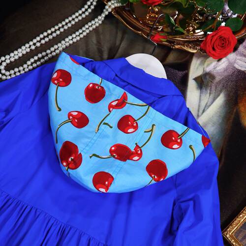 童装女童秋冬新款防水拼接风衣