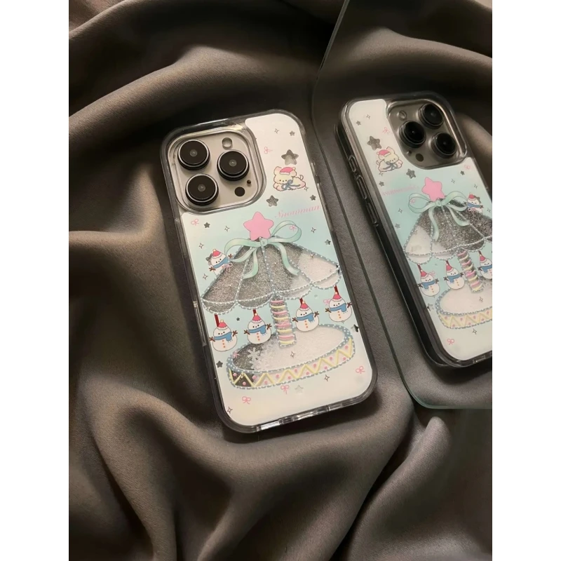 ins木马适用苹果16pro手机壳iphone14全包x200x100小米15新款findx8流沙reno13荣耀300女s19硅胶套magic7高级