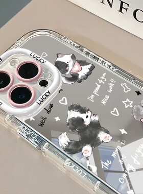 卡通适用红米k70手机壳iphone15pro全包mate60华为nova12新款s18女x100保护套x50防摔xsmax高级p60镜面小米14