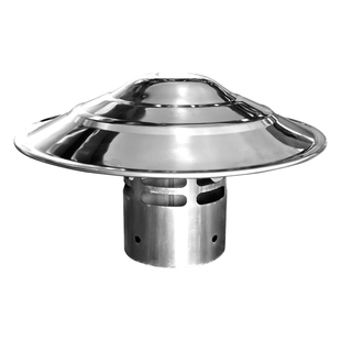 排烟管防雨帽防水倒灌露营柴火炉烟囱防淋雨通风排气管帽