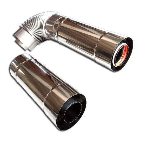 直径100*60mm壁挂炉双层排烟管