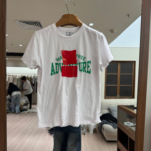 欧洲站2026夏季新款时尚美式字母印花短袖T恤女款百搭修身上衣