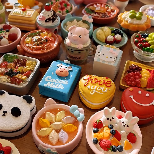 特色立体甜点甜品冰箱贴磁贴