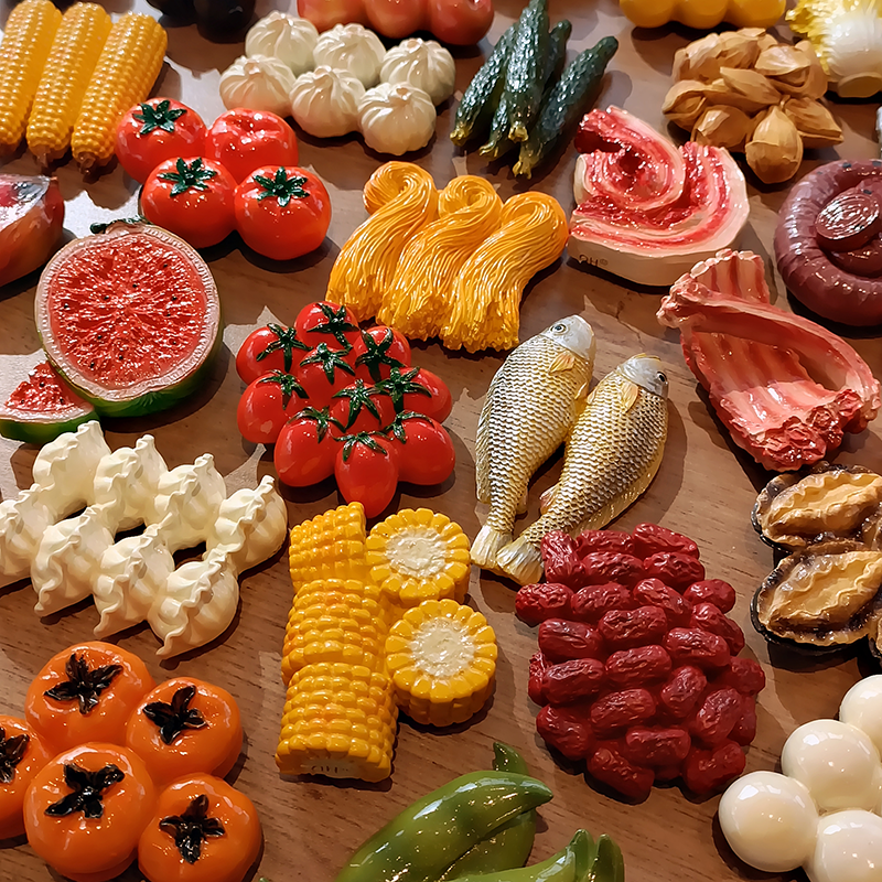 特色仿真食玩冰箱贴磁贴吸铁石