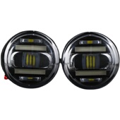 QX70QX80G25G37M25专用LED日行灯改装 英菲尼迪FX35 Q70L 雾灯总成