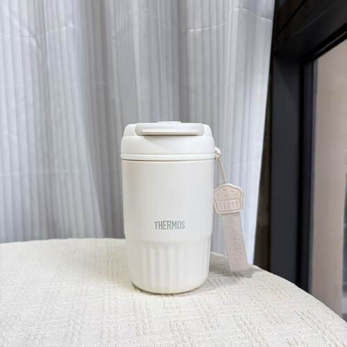 膳魔师一盖双饮带提手保温咖啡杯