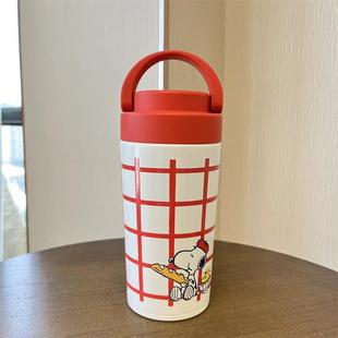 日本afternoon tea史努比巴黎水杯膳魔师保温杯锈钢马克杯咖啡杯