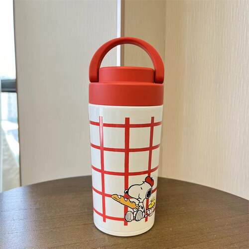 日本snoopy联名保温杯下午茶