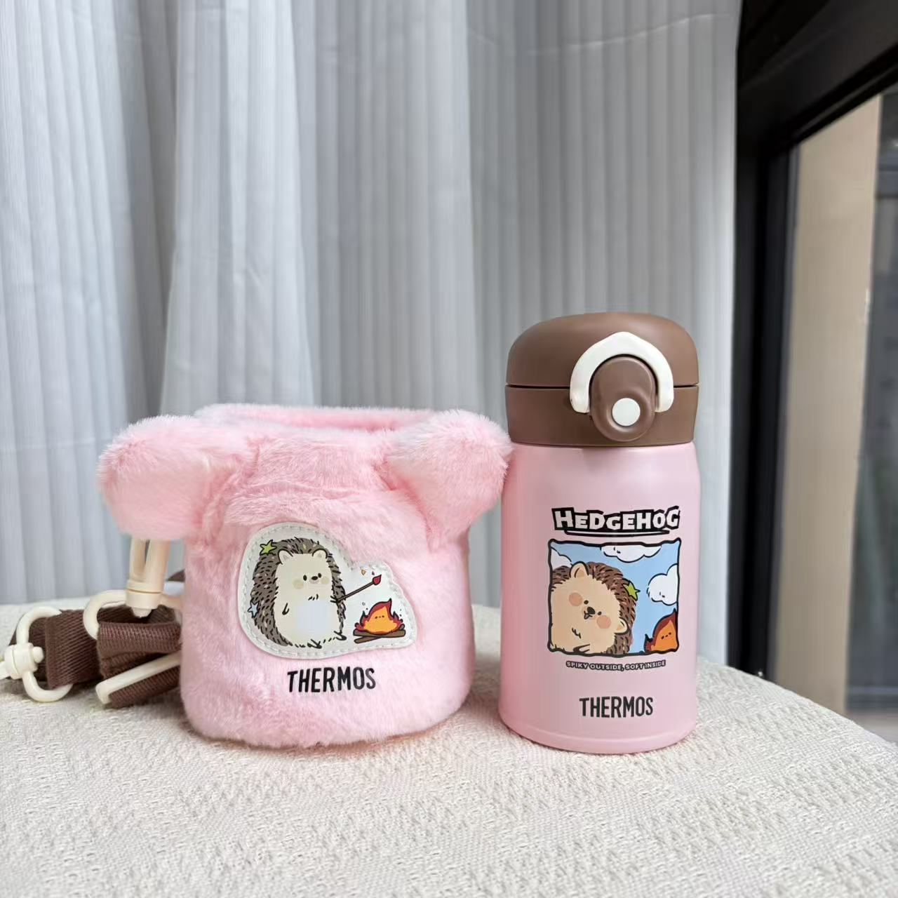 膳魔师小刺猬保温杯316L保温杯图片
