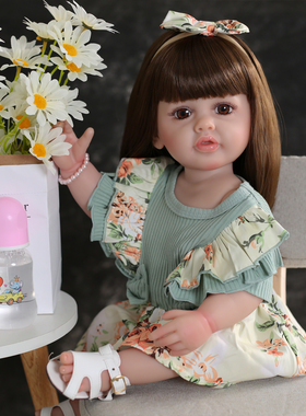 KEIUMI 全硅胶 重生娃娃Reborn Baby Doll 22寸55CM仿真婴儿