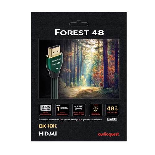 美国Audioquest/线圣Forest 48森林48HDMI线8K-10K高清音频视频线