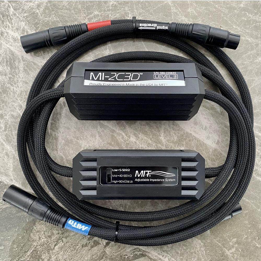 有优惠 美国MIT 2C3D RCA信号线 MI-2C3D Level 1 2 3 XLR 平衡线
