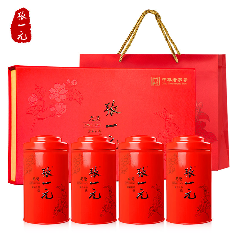 张一元特种八窨茉莉花茶礼盒400g图片
