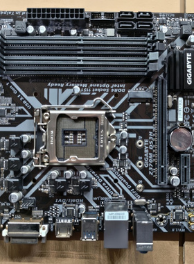 技嘉Z370M DS3H  MATX 中板  支持8 9代CPU  DDR4  支持M2硬盘