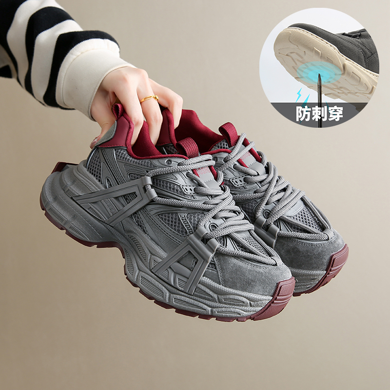 女士钢头劳保鞋轻便软底久站不累