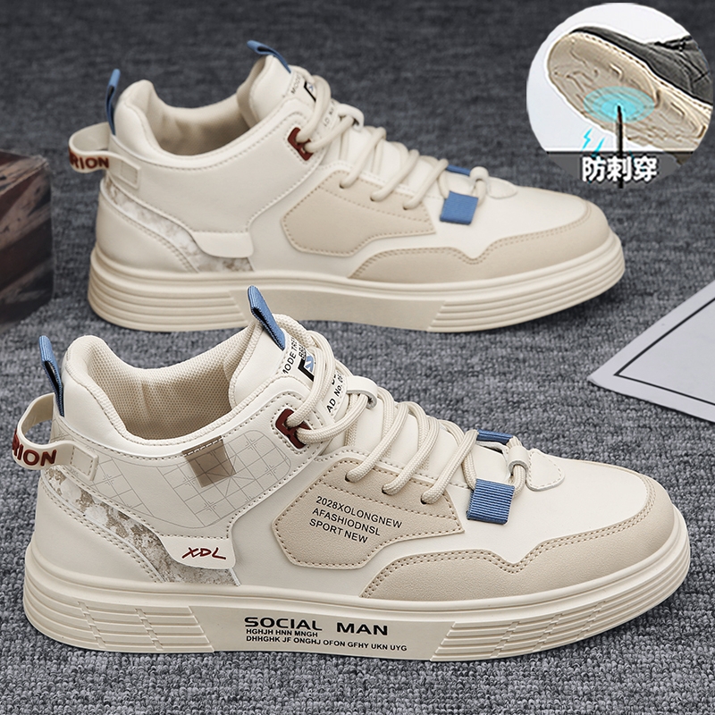 轻便钢头劳保鞋男士软底带钢板