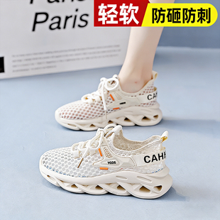 女士轻便防砸钢包头劳保鞋夏季新款透气软底上班时尚久站不累四季