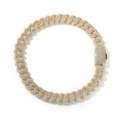 Gold (raised in the middle) necklace about 45cm