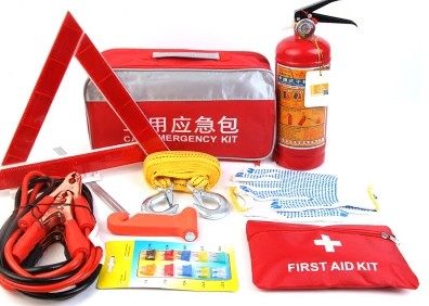 车载应急救援包套装车用随车应急工具包汽车自驾游车9件套急救包