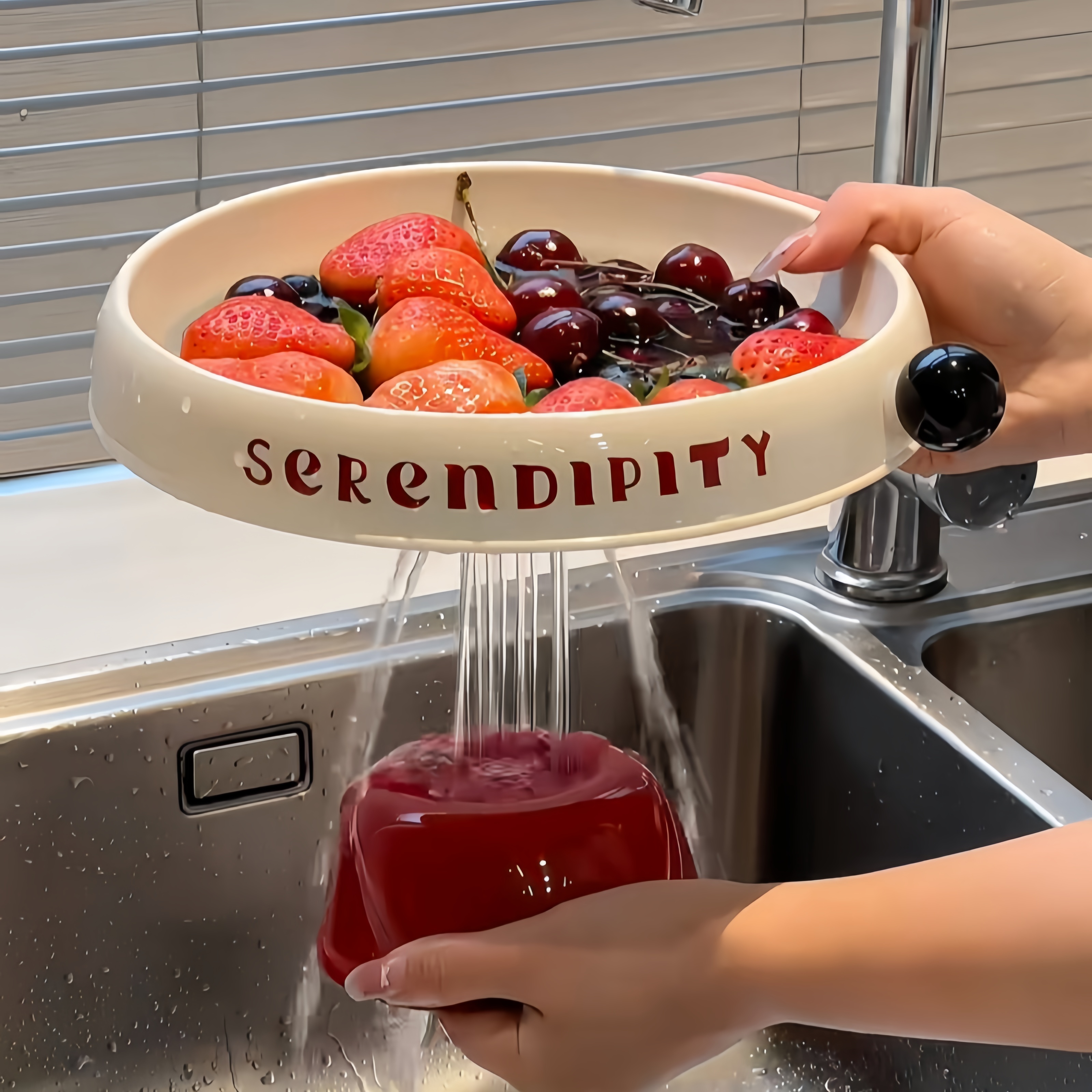 新年奶油白红底果盘糖果零食盒