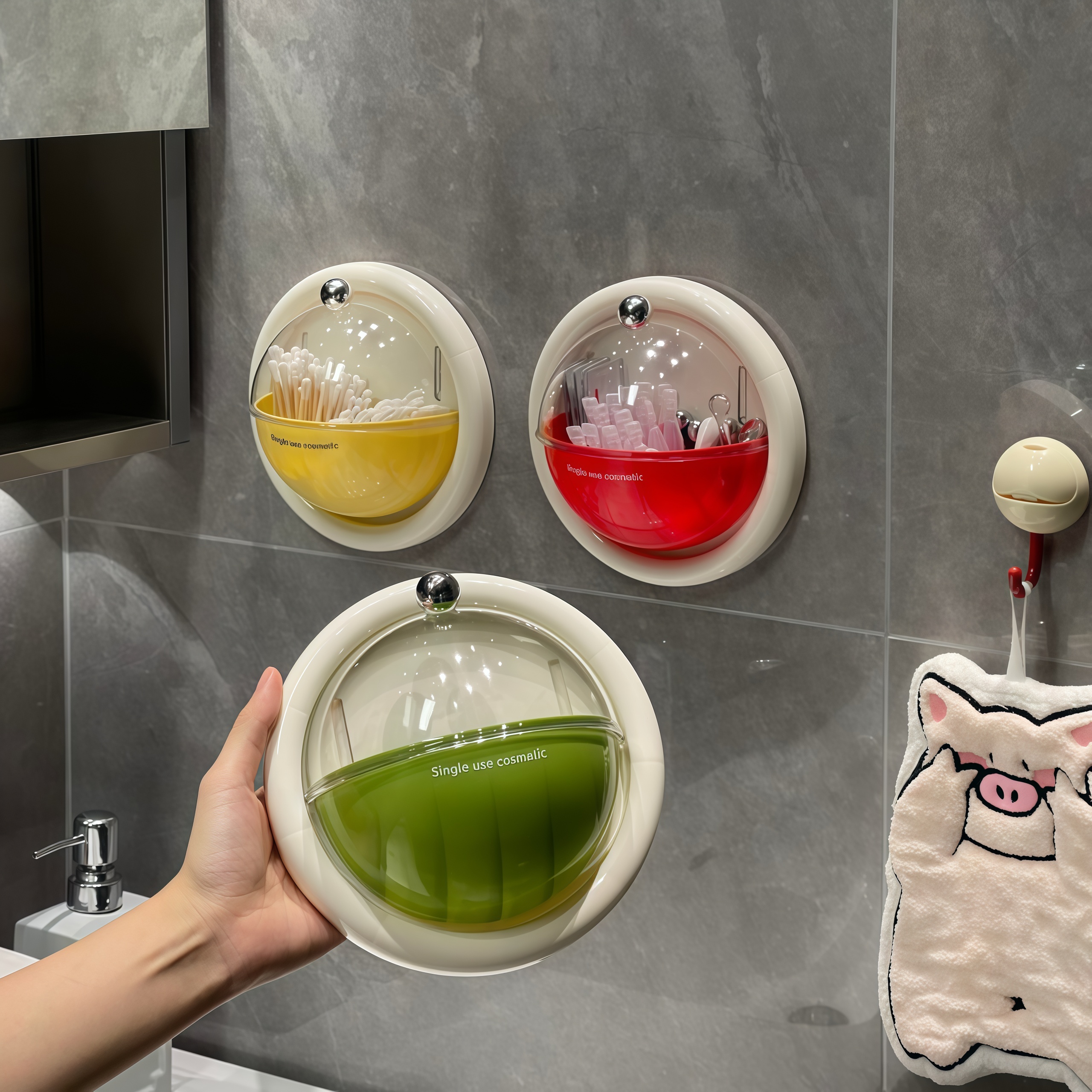 壁挂起来更省空间~收纳盒