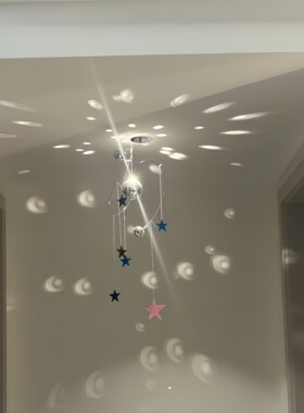 星星灯球阳光捕手风铃房间装饰