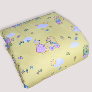 定做全棉儿童小被罩垫套幼儿园褥子套单人被套床品纯棉三件套卡通