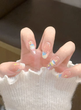 莫奈花园甜心少女手工穿戴甲