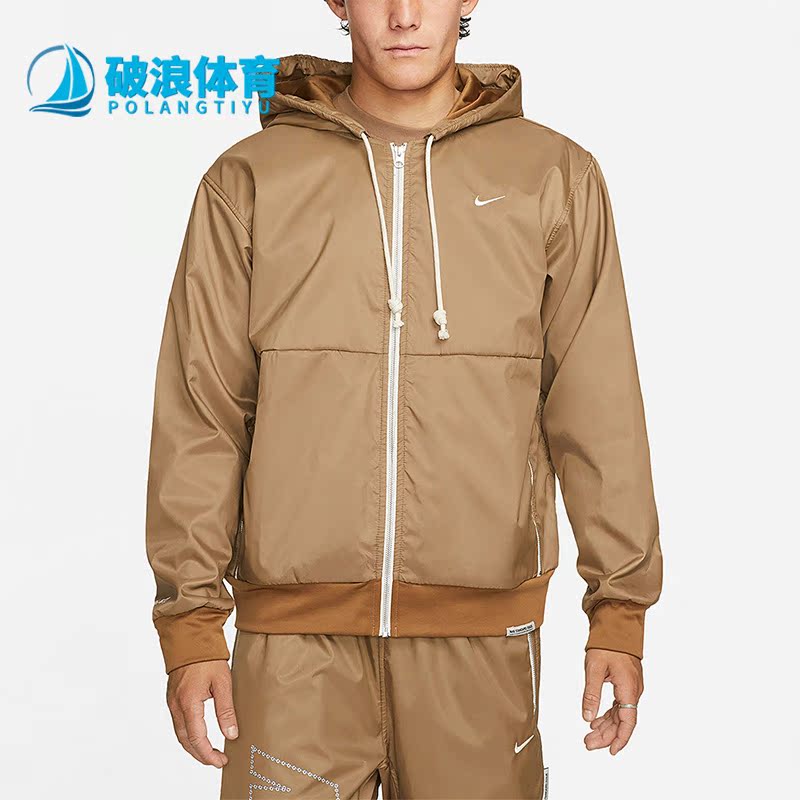 Nike/耐克正品冬季新款男子篮球运动加绒连帽外套DQ6185-258
