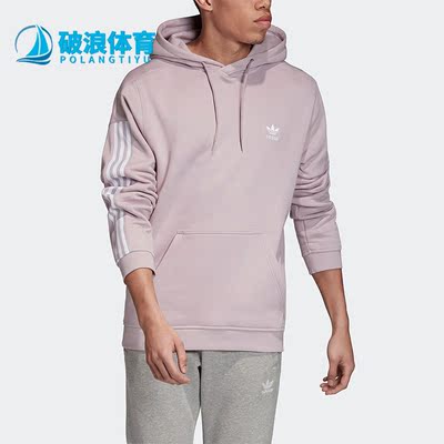 阿迪达斯男时尚休闲套头连帽卫衣