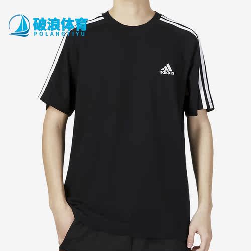 阿迪达斯男子运动短袖