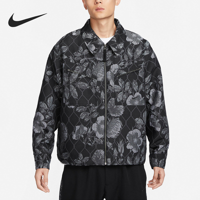 Nike/耐克正品运动休闲春季新款男士经典时尚宽松翻领外套FN2673
