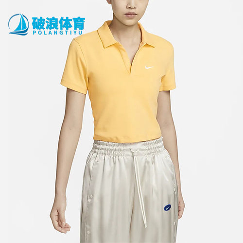 耐克女子运动休闲健身POLO衫短袖
